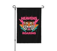 Drapeaux de jardin « Le Psaume des Cieux Rugissants » - Petits drapeaux de jardin 12x18 - Drapeau décoratif double face pour décorations extérieures de fêtes