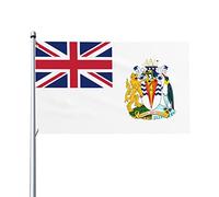 Drapeaux De Jardin Le Territoire Antarctique Britannique Bannières Extérieure Couleurs Vives Bannière De Cour Pour Célébrations Festivals Extérieurs 90X150 CM