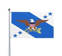 Drapeaux De Jardin Le Vice-Président De L'État-Major Interarmées Drapeaux Décoratifs D'Extérieur Couleurs Vives Bannières Extérieure Pour Cour Pelouse Défilé 90X150 CM