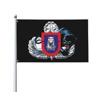 Drapeaux De Jardin Léopard Du 1Er Au 505E Régiment D'Infanterie Parachutiste Drapeaus Décoratif Durable Bannière Jardins Résistant Drapeau Fierté Pour Balcon Défilé Fête 90X150Cm