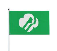 Drapeaux De Jardin Les Girl Scouts Des États-Unis Drapeau Fierté Decoration Drapeaus Décoratif Couleurs Vives Bannière Jardins Pour Festivals Défilé Balcon 90X152CM