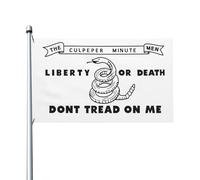 Drapeaux De Jardin Les Minutemen De Culpeper Drapeaux Décoratifs D'Extérieur Résistant Bannière De Jardin Pour Vacances Cour Intérieurs 90X150 CM