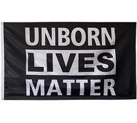 Drapeaux De Jardin Les Vies À Naître Comptent Pro-Vie Amérique États-Unis Treer Drapeau Drapeau Extérieur Coupe-Vent Et Étancheune Pour Célébrations Jardinage 90X150 Cm