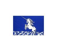 Drapeaux De Jardin Licornes Bleues, Animaux Fabuleux Treer Drapeau Drapeau Extérieur Décorations Pour Célébrations Ferme 90X150 Cm