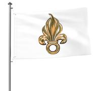 Drapeaux De Jardin Logo De La Légion Étrangère Française Bannières Extérieure Personnalisée Drapeaux Décoratifs D'Extérieur Pour Fête Défilé Balcon 90X150 CM