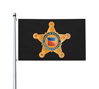 Drapeaux De Jardin Logo Des Services Secrets Des États-Unis Bannières Extérieure Durable Drapeaus Décoratif Résistant Drapeau Fierté Pour Fête Balcon Défilé 90X152CM