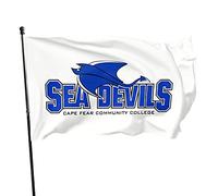 Drapeaux De Jardin Logo Du Cape Fear, Un Collège Communautaire Drapeau Fierté Durable Drapeaus Décoratif Résistant Bannières Extérieure Pour Festivals Défilé Balcon 90X152CM