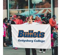 Drapeaux De Jardin Logo Du Gettysburg College Bannières Extérieure Résistant Bannière Jardins Imperméabiliser Drapeaus Décoratif Pour Balcon Festivals Fête 90X152CM