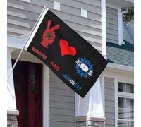 Drapeaux De Jardin Maroc Marocains Paix Honduras Honduriens Drapeaus Décoratif Durable Drapeau Fierté Résistant Bannière Jardins Pour Festivals Défilé Balcon 90X152CM