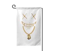 Drapeaux De Jardin Mask Chain Crypto Money Coin Blockchain Garden Flag Premium Pelouse Drapeaux Résiste Aux Intempéries Drapeau Extérieur Pour Patio Jardinage Ferme S