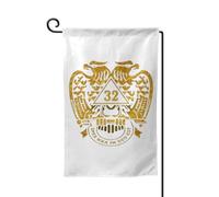 Drapeaux De Jardin Masonic Series 32Nd Degree Masonic Drapeau Extérieur Toutes Les Saisons Garden Flag Premium Pelouse Drapeaux Pour Balcon Fête Ferme Jardinage S