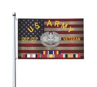 Drapeaux De Jardin Médecin De Combat Militaire Oif Oef Vétéran Célébrez Chaque Instant Drapeau Fierté Couleurs Vives Bannières Extérieure Decoration Drapeaus Décoratif Pour Balcon 90X152CM