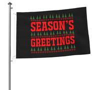 Drapeaux De Jardin Meilleurs Vœux Pour Noël Drapeaux Décoratifs D'Extérieur Personnalisée Bannières Extérieure Pour Jardins Pelouse Vacances 90X150 Cm