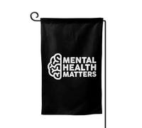 Drapeaux De Jardin Mental Health Matters Garden Flag Décorations Pelouse Drapeaux Coupe-Vent Et Étancheune Drapeau Extérieur Pour Patio Ferme Célébrations M