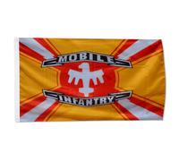 Drapeaux De Jardin Mobile Infantry Federation Crest Starship Troopers Bannière Extérieure Premium Pelouse Drapeaux Pour Patio Ferme Célébrations 90X150 CM