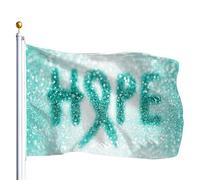 Drapeaux De Jardin Mois De Sensibilisation Aux Agressions Sexuelles Drapeau Fierté Imperméabiliser Bannières Extérieure Résistant Bannière Jardins Pour Célébrations Balcon Défilé 90X152CM