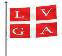 Drapeaux De Jardin Mon Endroit Var Bannière Jardins Couleurs Vives Bannières Extérieure Résistant Drapeaus Décoratif Pour Fête Défilé Balcon 90X152Cm