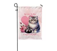 Drapeaux De Jardin Mon Exotic Shorthair Est Mon Préféré Bannière Jardins Imperméabiliser Drapeau Fierté Couleurs Vives Drapeaus Décoratif Pour Fête Défilé Balcon 30X45CM