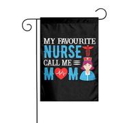 Drapeaux De Jardin Mon Infirmière Préférée M'Appelle Maman Toutes Les Saisons Pelouse Drapeaux Premium Treer Drapeau Pour Balcon Fête Ferme 30X45Cm