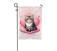 Drapeaux De Jardin Mon Manx Est Mon Peuple Préféré Amoureux Des Chats Manx Bannières Extérieure Durable Drapeau Fierté Imperméabiliser Drapeaus Décoratif Pour Fête Balcon Festivals 30X45CM
