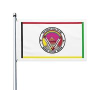 Drapeaux De Jardin Nation Apache Yavapai Bannière Jardins Durable Bannières Extérieure Imperméabiliser Drapeaus Décoratif Pour Défilé Festivals Balcon 90X150CM