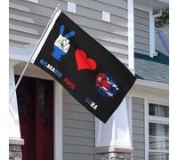 Drapeaux De Jardin Nicaragua Nicaraguayens Paix Cuba Cubains Bannière Jardins Durable Drapeaus Décoratif Résistant Drapeau Fierté Pour Festivals Défilé Balcon 90X152CM