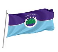 Drapeaux De Jardin Nom Générique De L'Île Mackinacn, Michigan Garden Flag Premium Drapeau Extérieur Décorations Treer Drapeau Pour Célébrations Ferme S