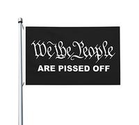 Drapeaux De Jardin Nous, Le Peuple, Sommes En Colère. Bannières Extérieure Décoratif Bannière De Cour Pour Balcon Défilé Festivals 90X150 CM