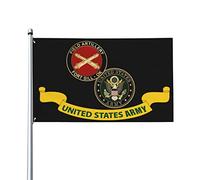 Drapeaux De Jardin Nouveau Fort Sill Ok D'Artillerie De Campagne De L'Armée Américaine Bannières Extérieure Decoration Drapeaus Décoratif Couleurs Vives Drapeau Fierté Pour Balcon Fête 90X152CM