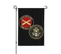 Drapeaux De Jardin Nouvelle Artillerie De Campagne De L'Armée, Fort Sill, Oklahoma Bannière Jardins Imperméabiliser Drapeaus Décoratif Durable Bannières Extérieure Pour Fête Balcon 90X150Cm