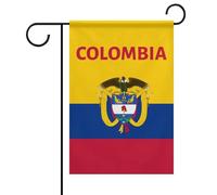 Drapeaux De Jardin Nouvelles De Colombie Résiste Aux Intempéries Drapeau Extérieur Décorations Pelouse Drapeaux Pour Célébrations Patio 30X45Cm
