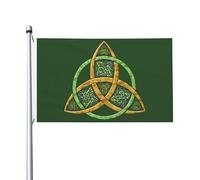 Drapeaux De Jardin Nœud De La Trinité Irlandais Bannière Jardins Couleurs Vives Bannières Extérieure Decoration Drapeaus Décoratif Pour Balcon Festivals Fête 90X152CM