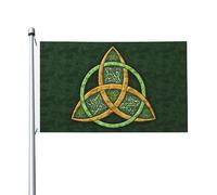 Drapeaux De Jardin Nœud De La Trinité Irlandais Drapeau Fierté Couleurs Vives Drapeaus Décoratif Decoration Bannière Jardins Pour Balcon Défilé Fête 90X152CM