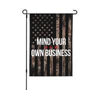 Drapeaux De Jardin Occupe-Toi De Tes Oignons Bannière Jardins Durable Bannières Extérieure Résistant Drapeaus Décoratif Pour Fête Balcon Défilé 30X45CM