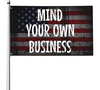 Drapeaux De Jardin Occupe-Toi De Tes Oignons Drapeaux Décoratifs D'Extérieur Résistant Bannières Extérieure Pour Défilé Fête Festivals 90X150 Cm