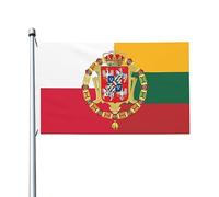 Drapeaux De Jardin Of The Polish Lithuanian Commonwealth Treer Drapeau Toutes Les Saisons Bannière Extérieure Pour Balcon Fête Patio Jardinage 90X150 CM