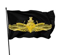 Drapeaux De Jardin Officier De Guerre De La Marine Américaine Treer Drapeau Résiste Aux Intempéries Pelouse Drapeaux Toutes Les Saisons Bannière Extérieure Pour Ferme Balcon Fête S