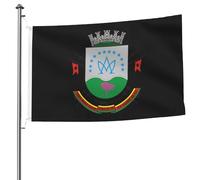 Drapeaux De Jardin Officier De Santa Maria Drapeaus Décoratif Durable Drapeau Fierté Résistant Bannières Extérieure Pour Balcon Festivals Fête 90X152Cm