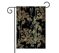 Drapeaux De Jardin Oiseau En Bambou Textile Japon Papier De Soie Imprimé Riche Grue Arbre Kimono Japonais Luxe Traditionnel Drapeau De Bienvenue, Pour Les Défilés, Les Bureaux, 30x45cm