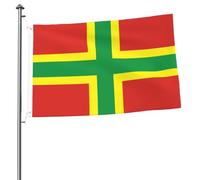 Drapeaux De Jardin Organisation De Réunification Des Bannière De Cour Résistant Bannière De Jardin Pour Festivals Extérieurs Pelouse 90X150 CM