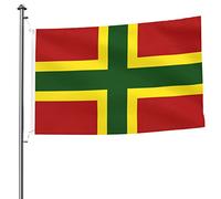 Drapeaux De Jardin Organisation De Réunification Des Drapeaux Décoratifs D'Extérieur Résistant Bannière De Jardin Pour Défilé Célébrations Extérieurs 90X150 CM