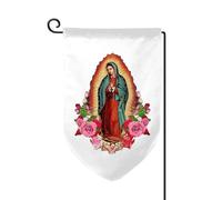 Drapeaux De Jardin Our Lady Of Guadalupe Virgin Mary Bannière Extérieure Premium Treer Drapeau Toutes Les Saisons Pelouse Drapeaux Pour Patio Jardinage Ferme S