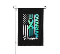Drapeaux De Jardin Ovarian Cancers Survivor1 Premium Treer Drapeau Coupe-Vent Et Étancheune Pelouse Drapeaux Pour Balcon Fête Ferme M