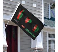 Drapeaux De Jardin Paix Afghanistan Afghan Bannière Jardins Durable Bannières Extérieure Résistant Drapeaus Décoratif Pour Fête Balcon Défilé 90X152CM