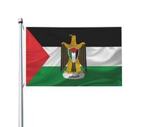 Drapeaux De Jardin Palestine Bannière Jardins Durable Drapeaus Décoratif Résistant Drapeau Fierté Pour Festivals Défilé Fête 90X152CM