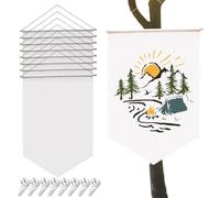 Drapeaux de jardin par sublimation : drapeaux en polyester pour le de chaleur, conception double face | Bannière personnalisée de bricolage pour patio, patio, signalisation de pelouse à l'ai