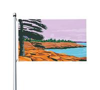 Drapeaux De Jardin Parcs Nationaux Américains Durable Bannière De Cour Imperméable Drapeaux Décoratif Pour Ferme Extérieure Intérieur 3X5 Ft