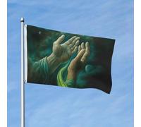 Drapeaux De Jardin Pas De Guerre Avec L'Iran Uv Fade Résistant Drapeaux De Cour Suspendre Bannière Pour Intérieur Extérieure Balcon 3X5 Ft