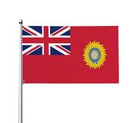Drapeaux De Jardin Pavillon Rouge Du Raj Britannique Bannières Extérieure Classique Bannière De Cour Pour Défilé Carnavals Célébrations 90X150 CM