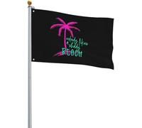 Drapeaux De Jardin Personne N'Aime Une Plage Ombragée Drapeau Paysage Traditionnel Lavable Bannière, Pour Balcon, Les Défilés, D'Intérieur, 90x150cm